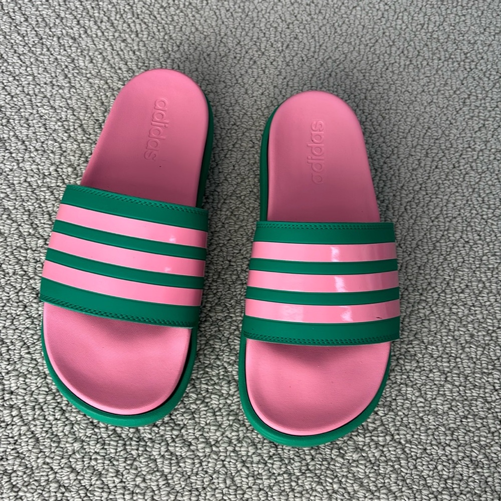 Adidas platform slides women’s